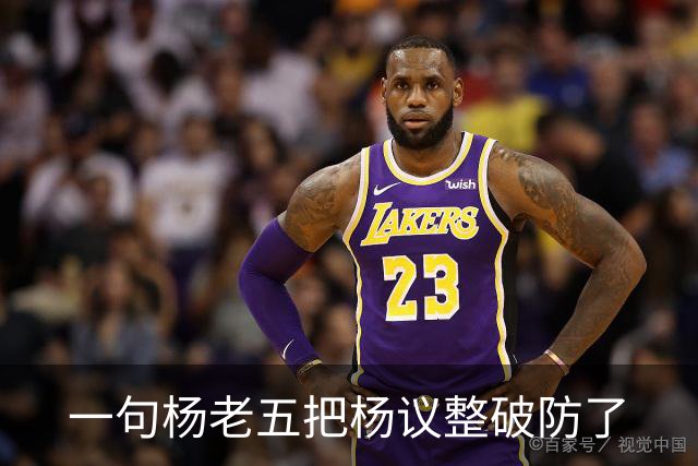 一句杨老五把杨议整破防了