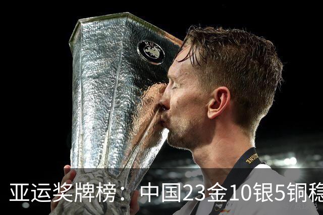 亚运奖牌榜：中国23金10银5铜稳居第一甩开日韩 单日狂揽12金