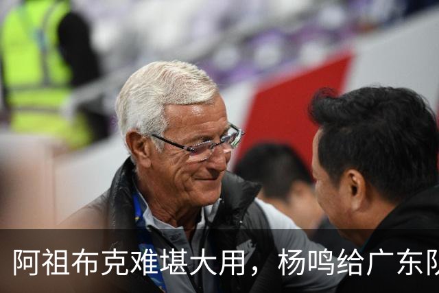 阿祖布克难堪大用，杨鸣给广东队支招，赶紧签回莫兰德，便宜好用