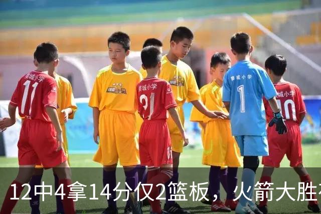 12中4拿14分仅2篮板，火箭大胜夜他正负值+23