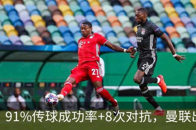 91%传球成功率+8次对抗，曼联出局夜只有他站着